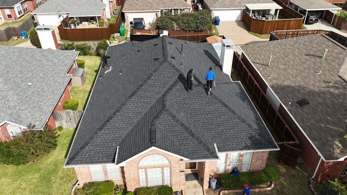 Commercial Roofing work in progress on a Artesia property